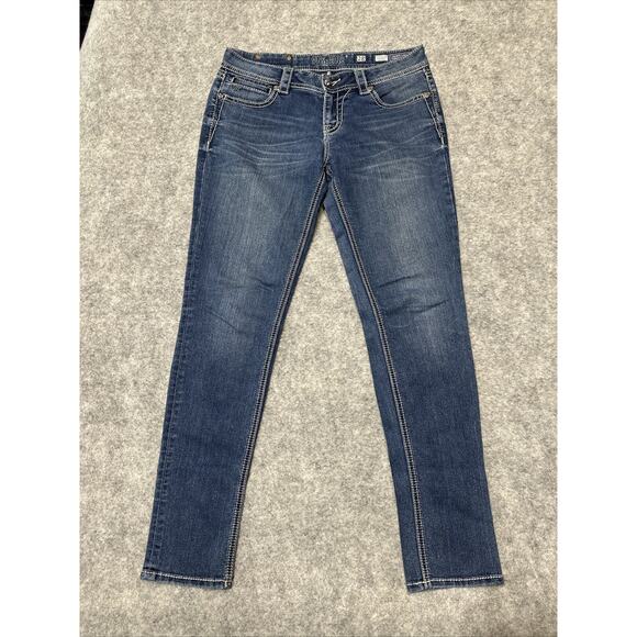 Miss Me Skinny Women's Jeans Size 28 Blue Dark Denim - Picture 1 of 10